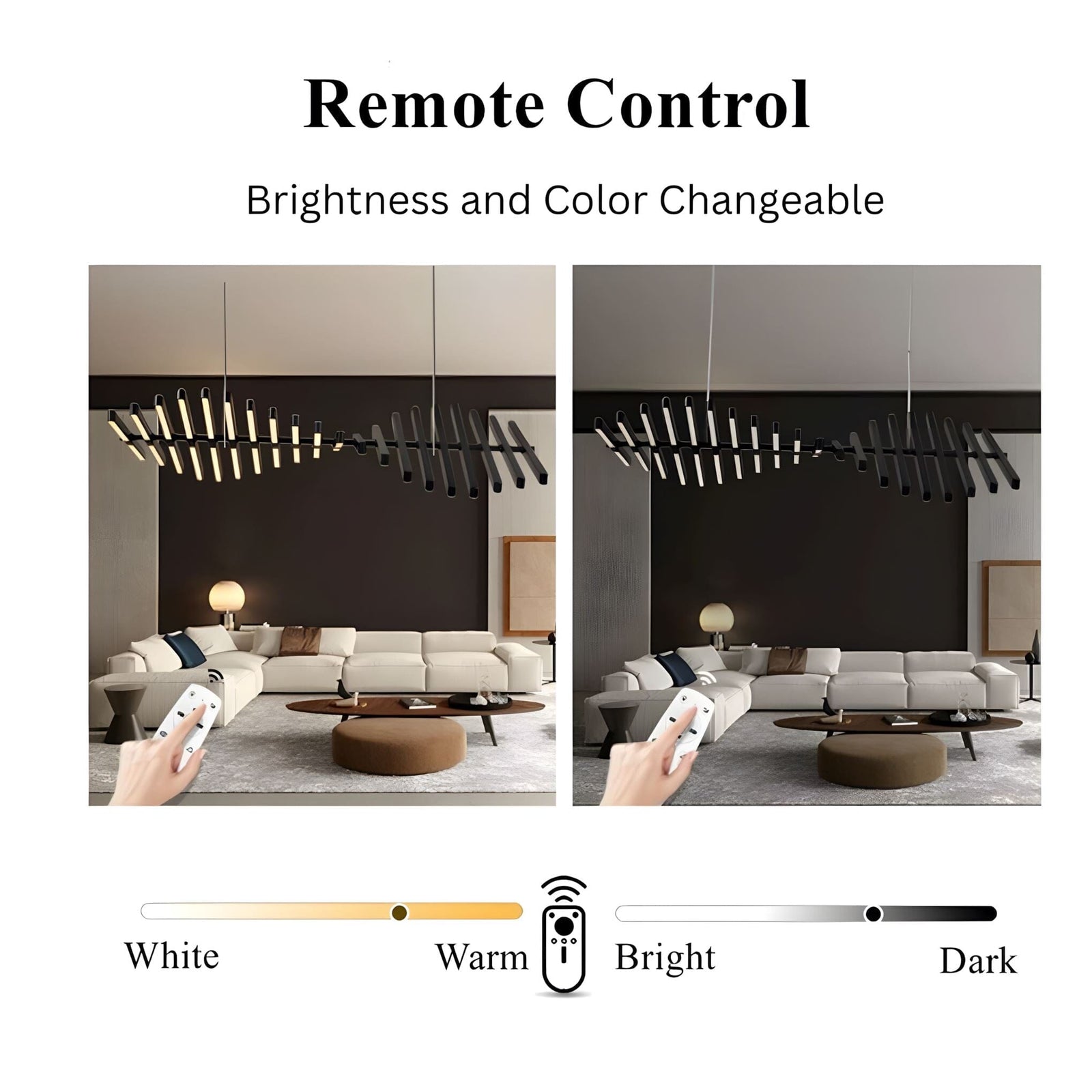 SONATA (OPEN BOX)-Nordic Modern LED Chandelier - Zenduce-ZENDUCE