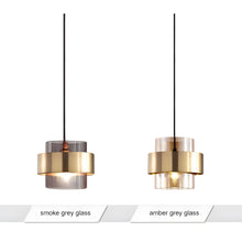SOPHIA (OPEN BOX)-Contemporary Glass Aluminum Pendant Light-ZENDUCE