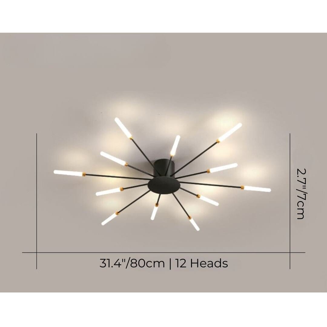 SPARKLER (OPEN BOX)-Ceiling Mounted Modern LED Chandelier-ZENDUCE