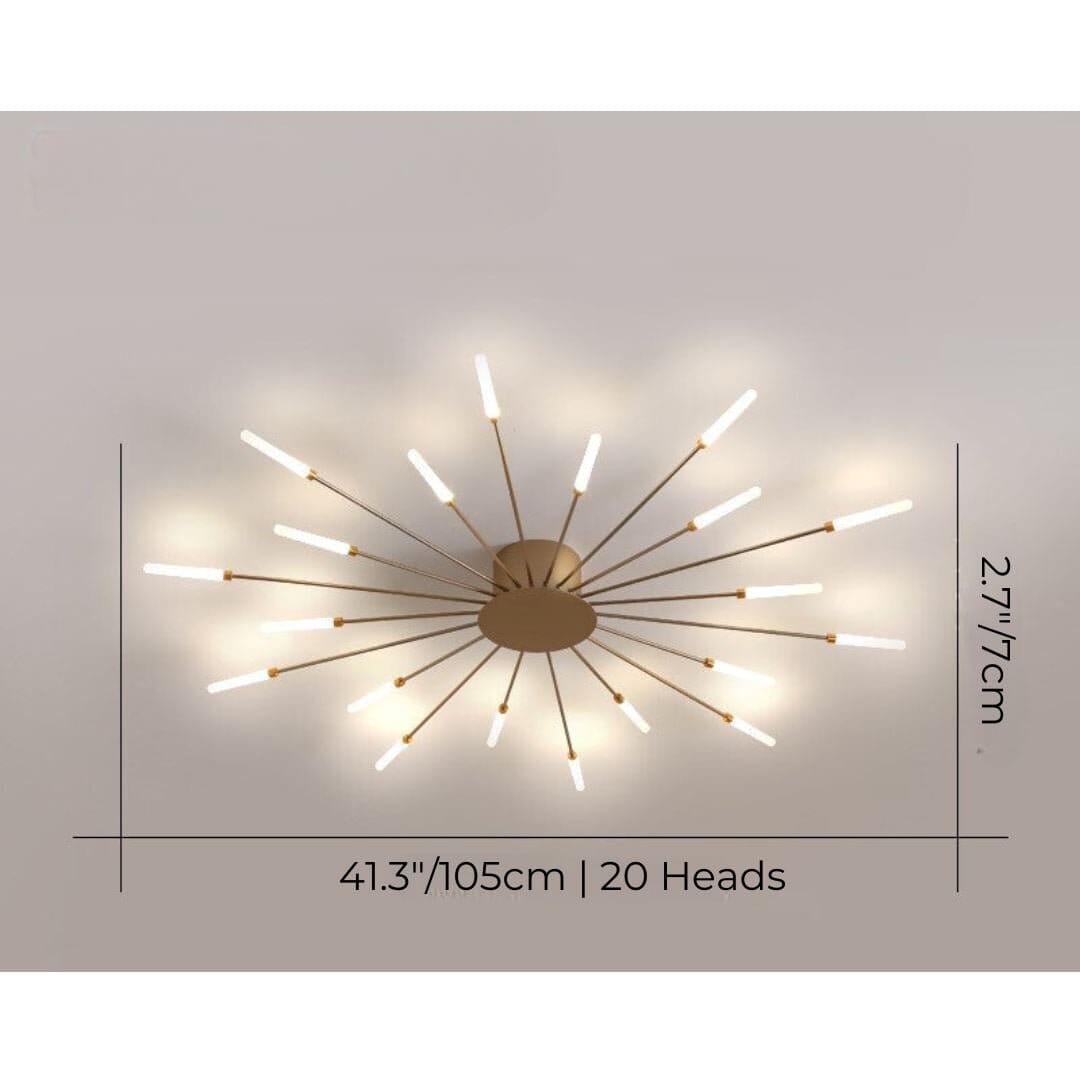 SPARKLER (OPEN BOX)-Ceiling Mounted Modern LED Chandelier-ZENDUCE