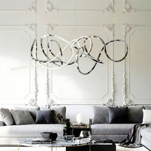 SWIRL-Modern Minimalist LED Dimmable Chandelier-ZENDUCE