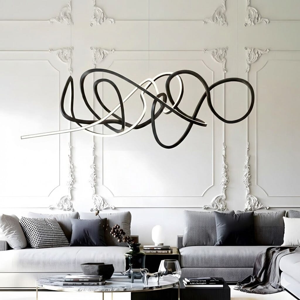 SWIRL-Modern Minimalist LED Dimmable Chandelier-ZENDUCE