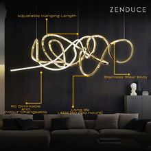 SWIRL - ZENDUCE - 31.4" / Gold