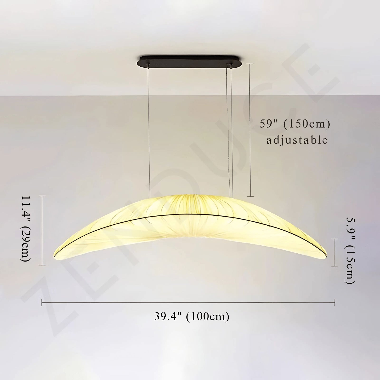 SWOOP - ZENDUCE - 39.4" (100cm) / White
