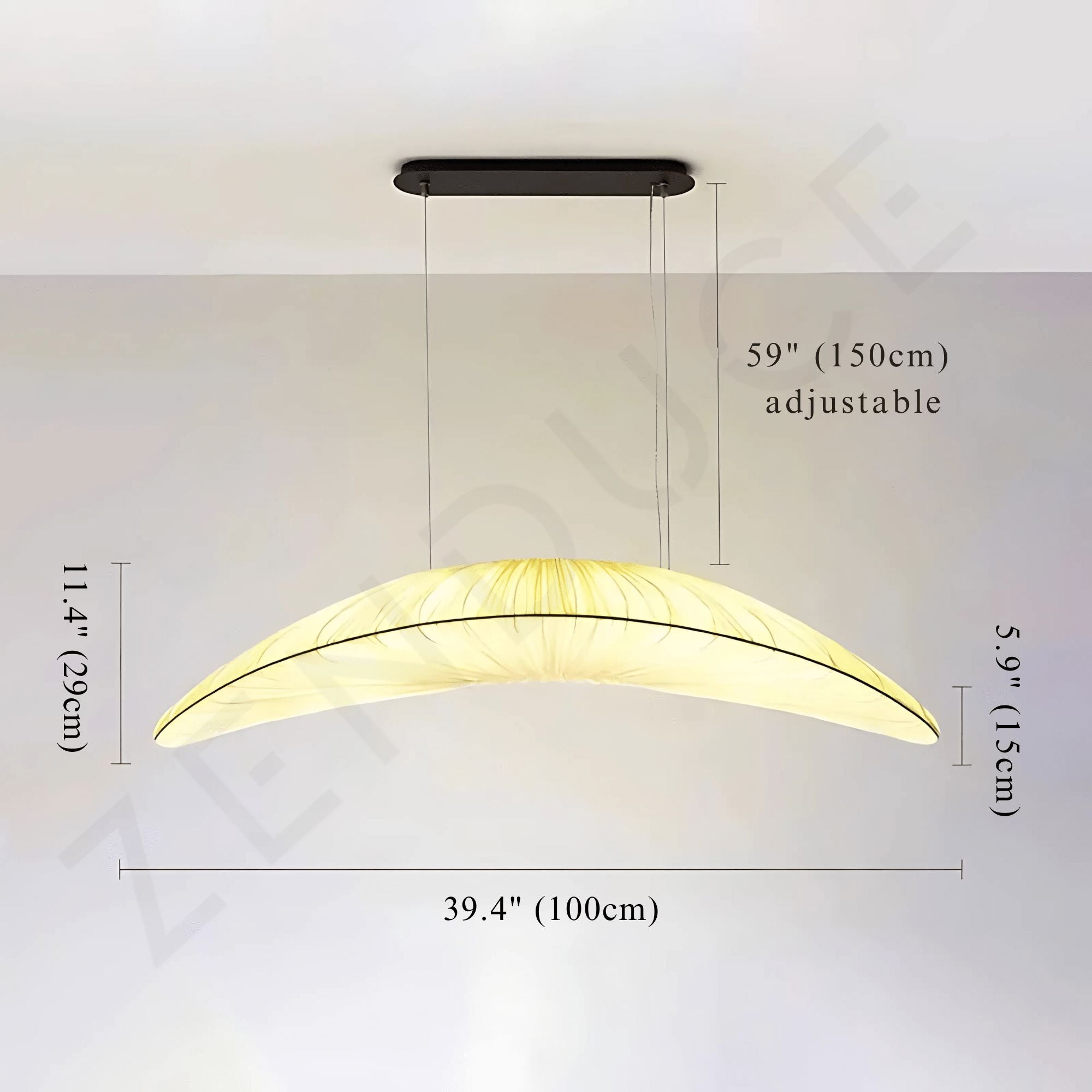 SWOOP - ZENDUCE - 39.4" (100cm) / White