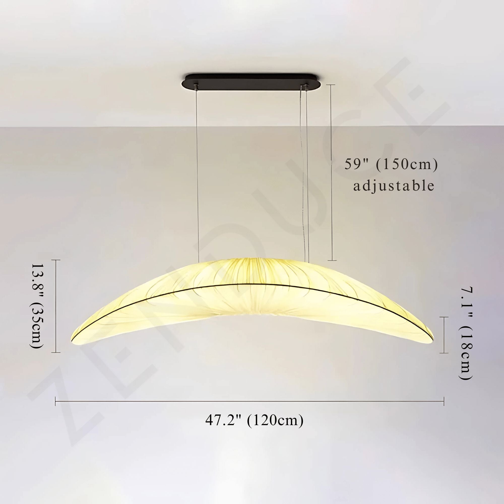 SWOOP - ZENDUCE - 47.2" (120cm) / White
