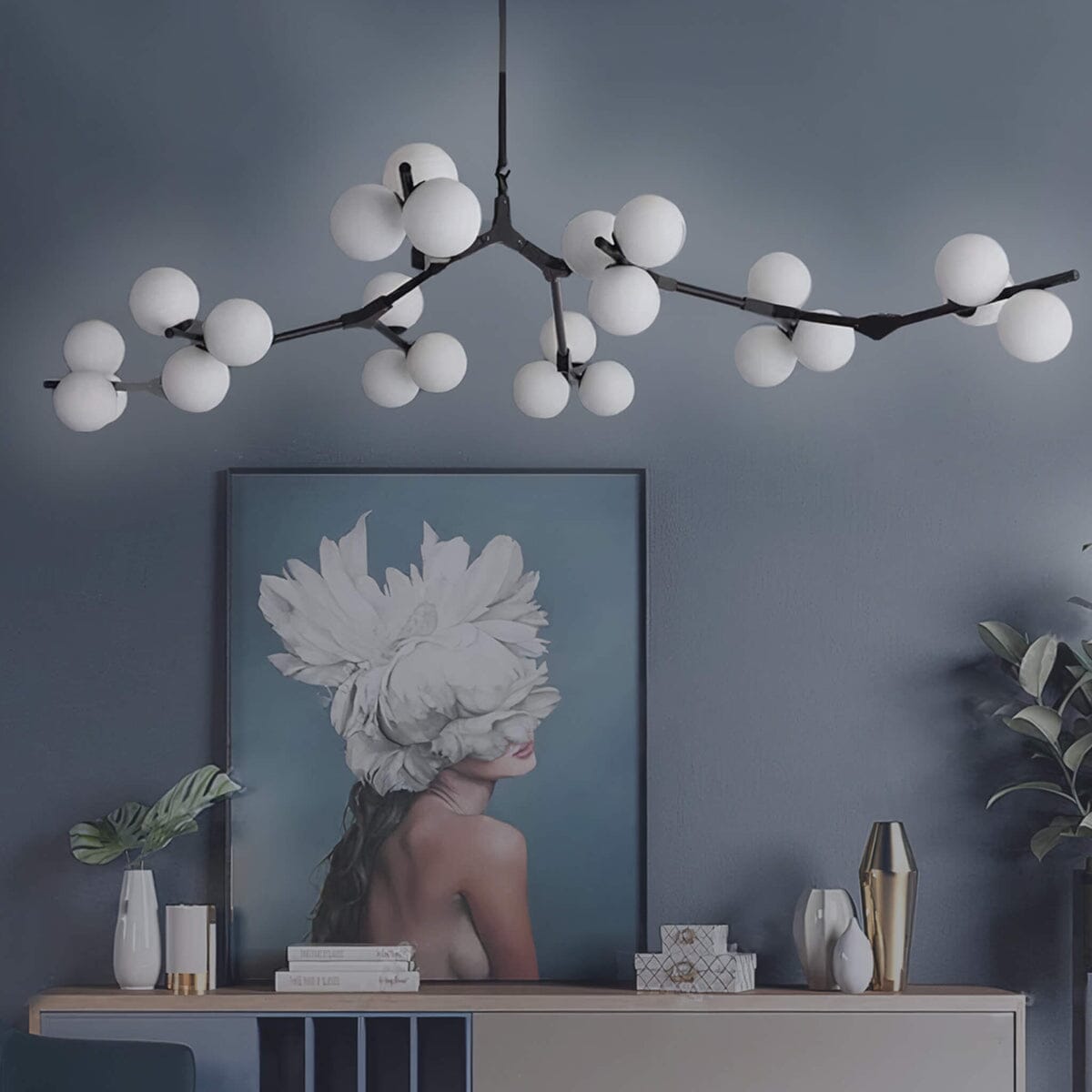 SYCAMORE - ZENDUCE - 24 Heads / Warm White / Black