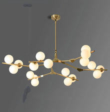 SYCAMORE - ZENDUCE - 18 Heads / Warm White / Gold