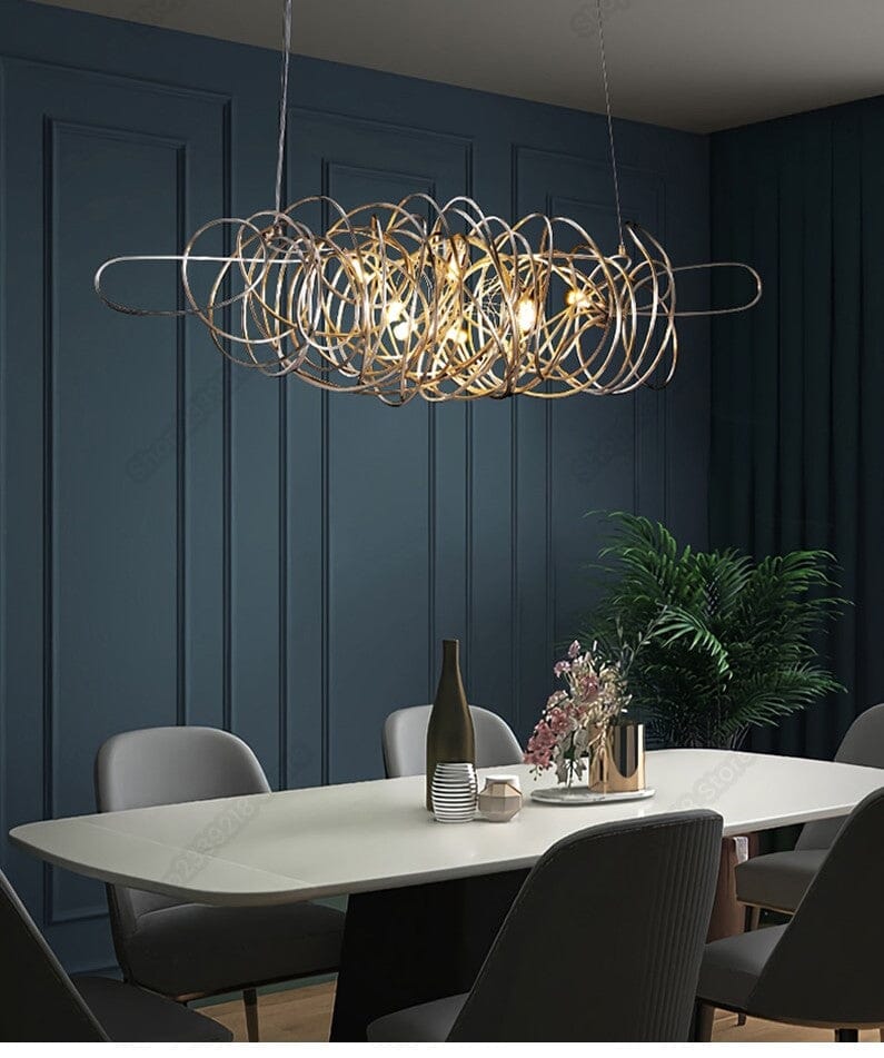 Ball of Yarn Chandelier | Light String Chandelier | ZENDUCE