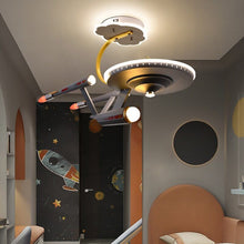 Space Ship Galaxy LED Light for Kids Room - ZENDUCE - Cool white