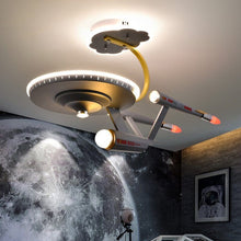 Space Ship Galaxy LED Light for Kids Room - ZENDUCE - Cool white