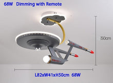 Space Ship Galaxy LED Light for Kids Room - ZENDUCE - Cool white