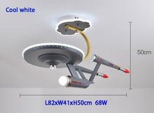 Space Ship Galaxy LED Light for Kids Room - ZENDUCE - Cool white