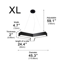 TESSERA-Modern Geometric Y-Shaped Chandelier LED Hanging Ceiling Pendant Light-ZENDUCE
