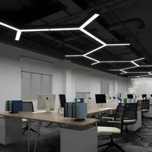 TESSERA-Modern Geometric Y-Shaped Chandelier LED Hanging Ceiling Pendant Light-ZENDUCE