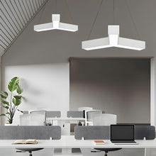 TESSERA-Modern Geometric Y-Shaped Chandelier LED Hanging Ceiling Pendant Light-ZENDUCE