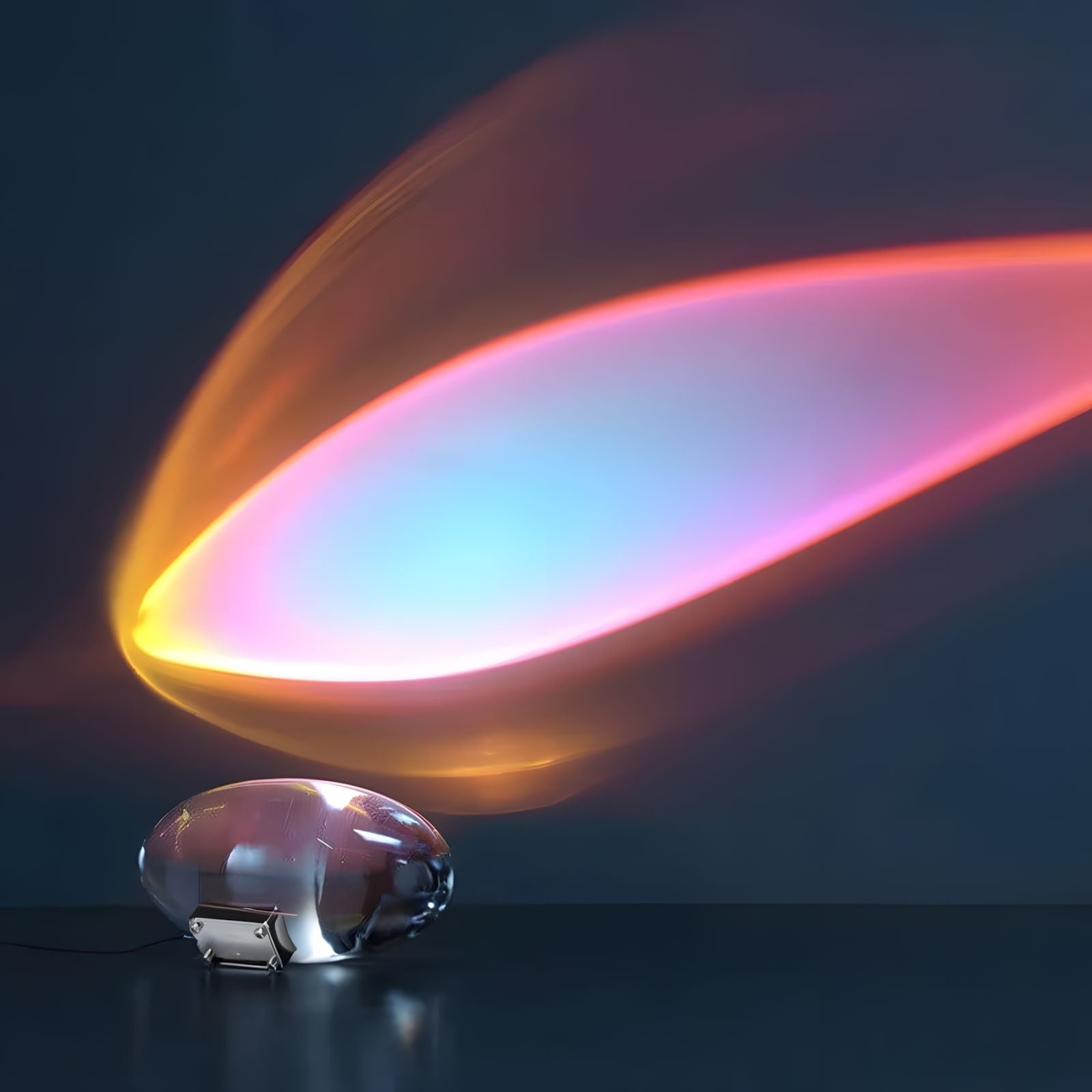 TIRA-Crystal Eye Tabletop Accent Lamp-ZENDUCE