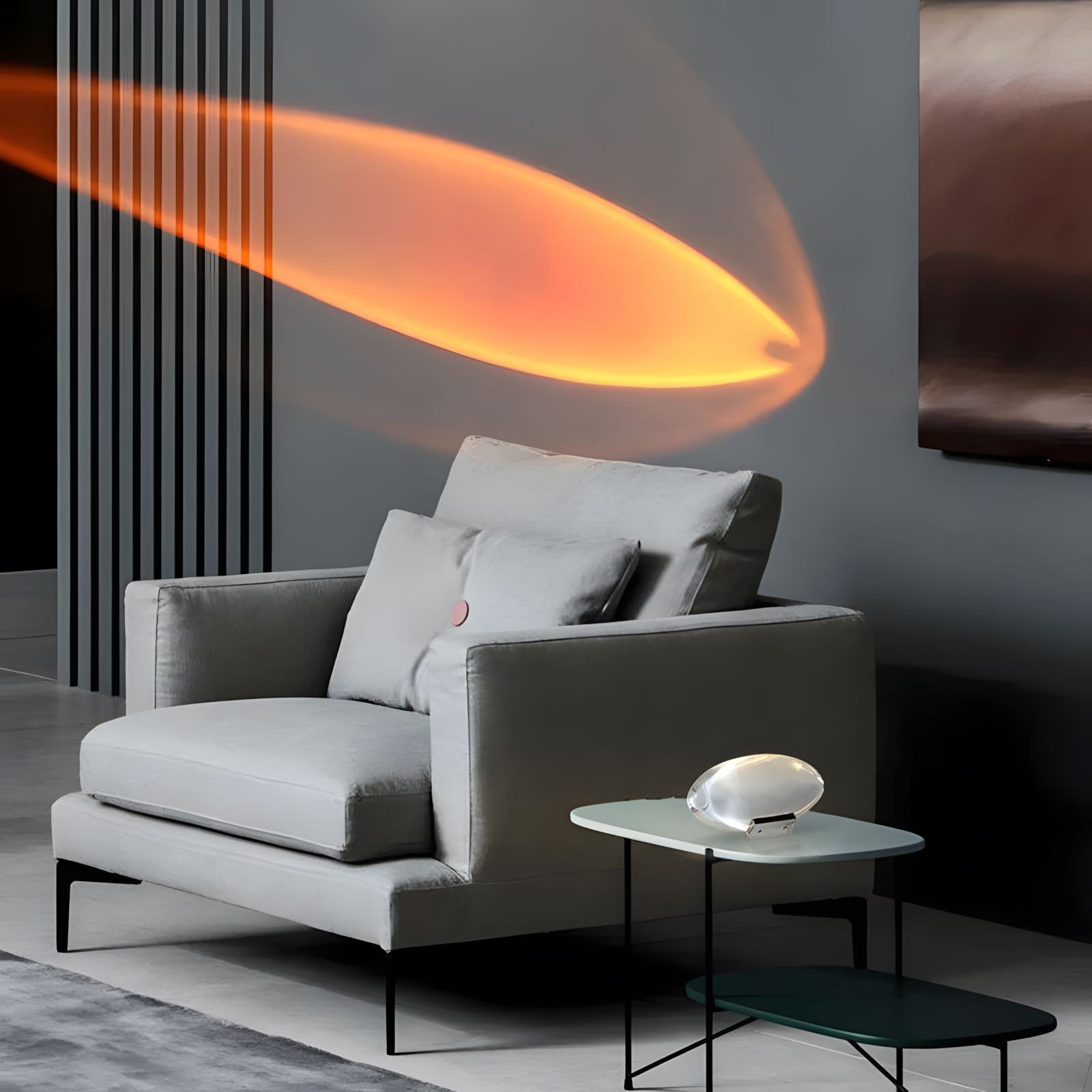 TIRA-Crystal Eye Tabletop Accent Lamp-ZENDUCE