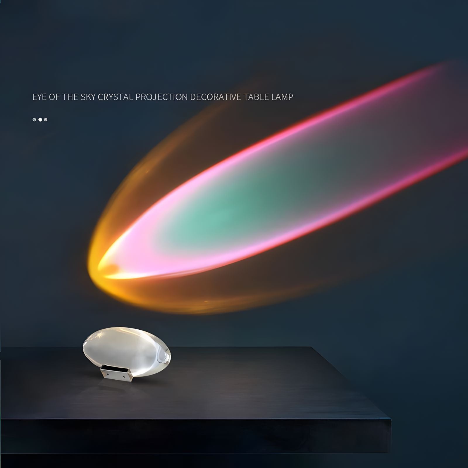 TIRA-Crystal Eye Tabletop Accent Lamp-ZENDUCE