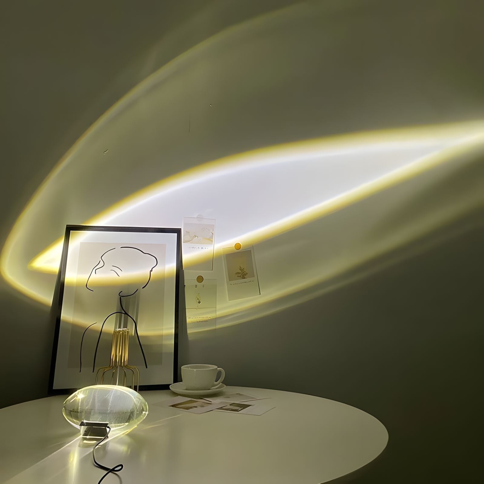 TIRA-Crystal Eye Tabletop Accent Lamp-ZENDUCE