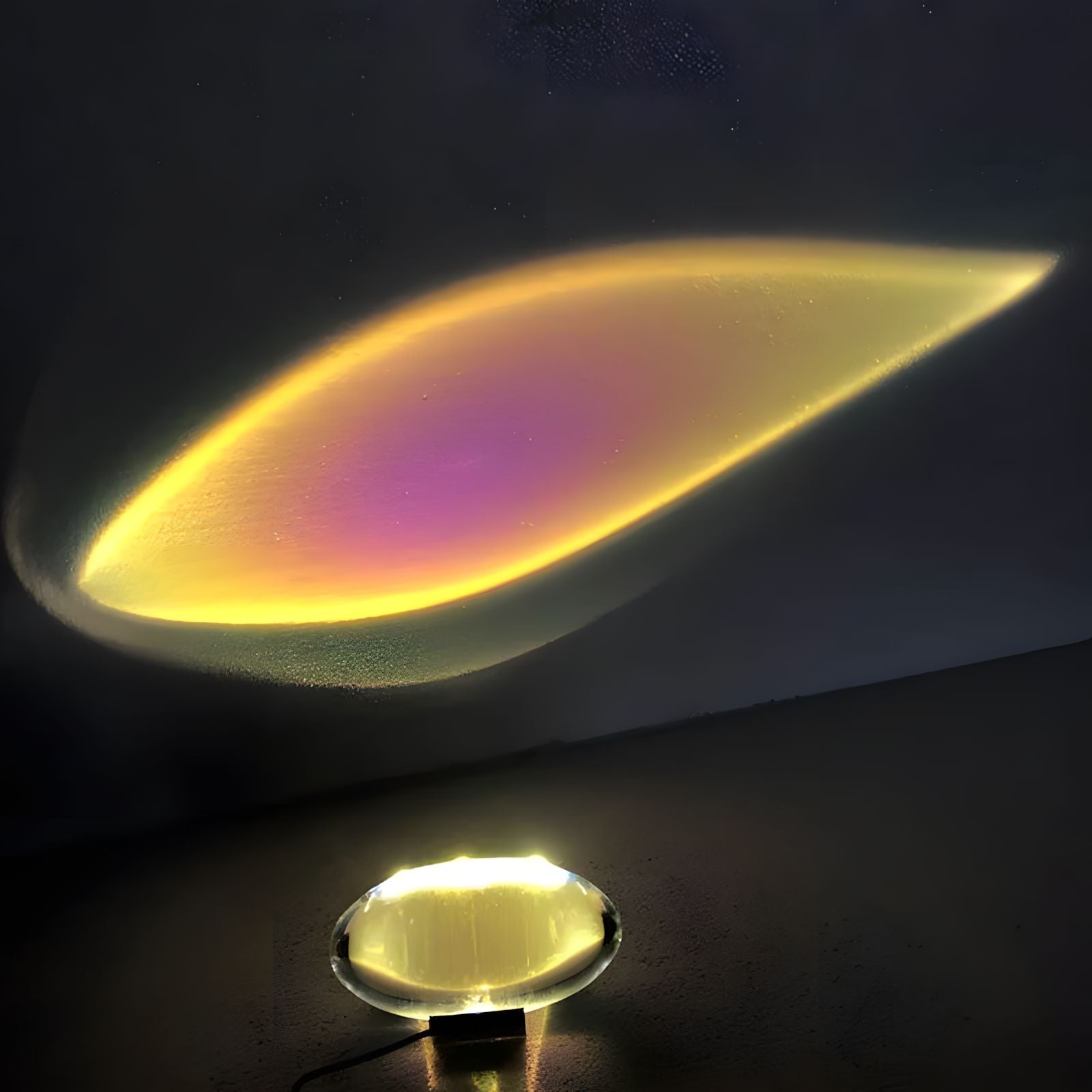 TIRA-Crystal Eye Tabletop Accent Lamp-ZENDUCE