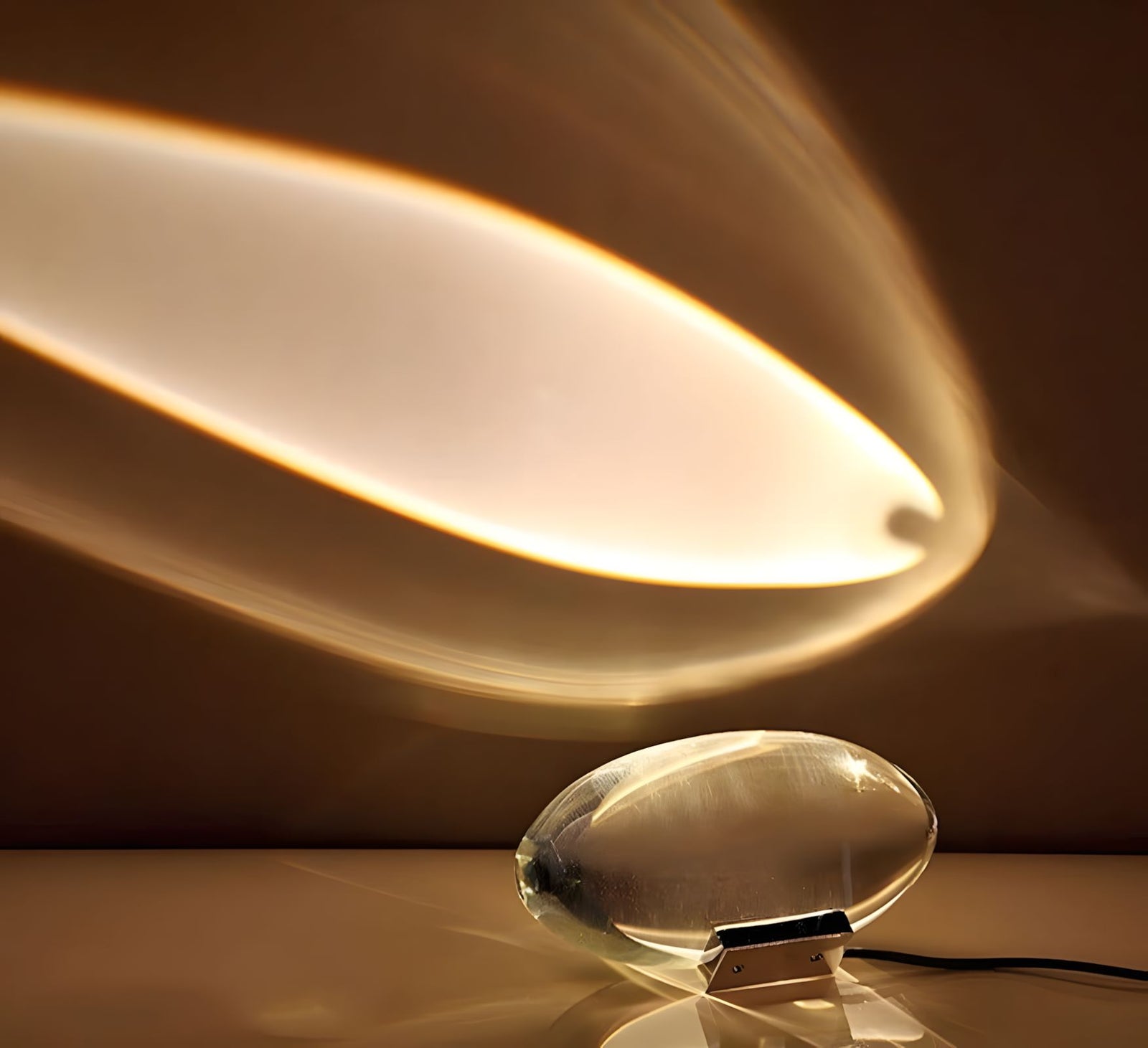 TIRA-Crystal Eye Tabletop Accent Lamp-ZENDUCE