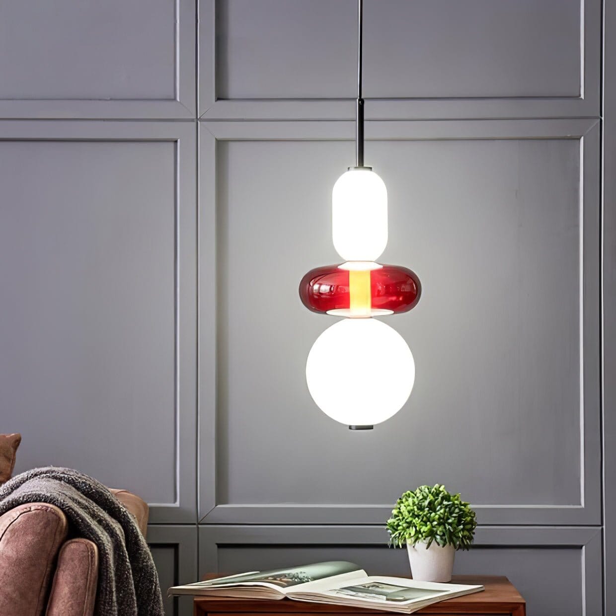 TOTEM - ZENDUCE - Model A ∅ ∅ 6.3″ x H 19.7″ / Dia 16cm x H 50cm / Warm Light
