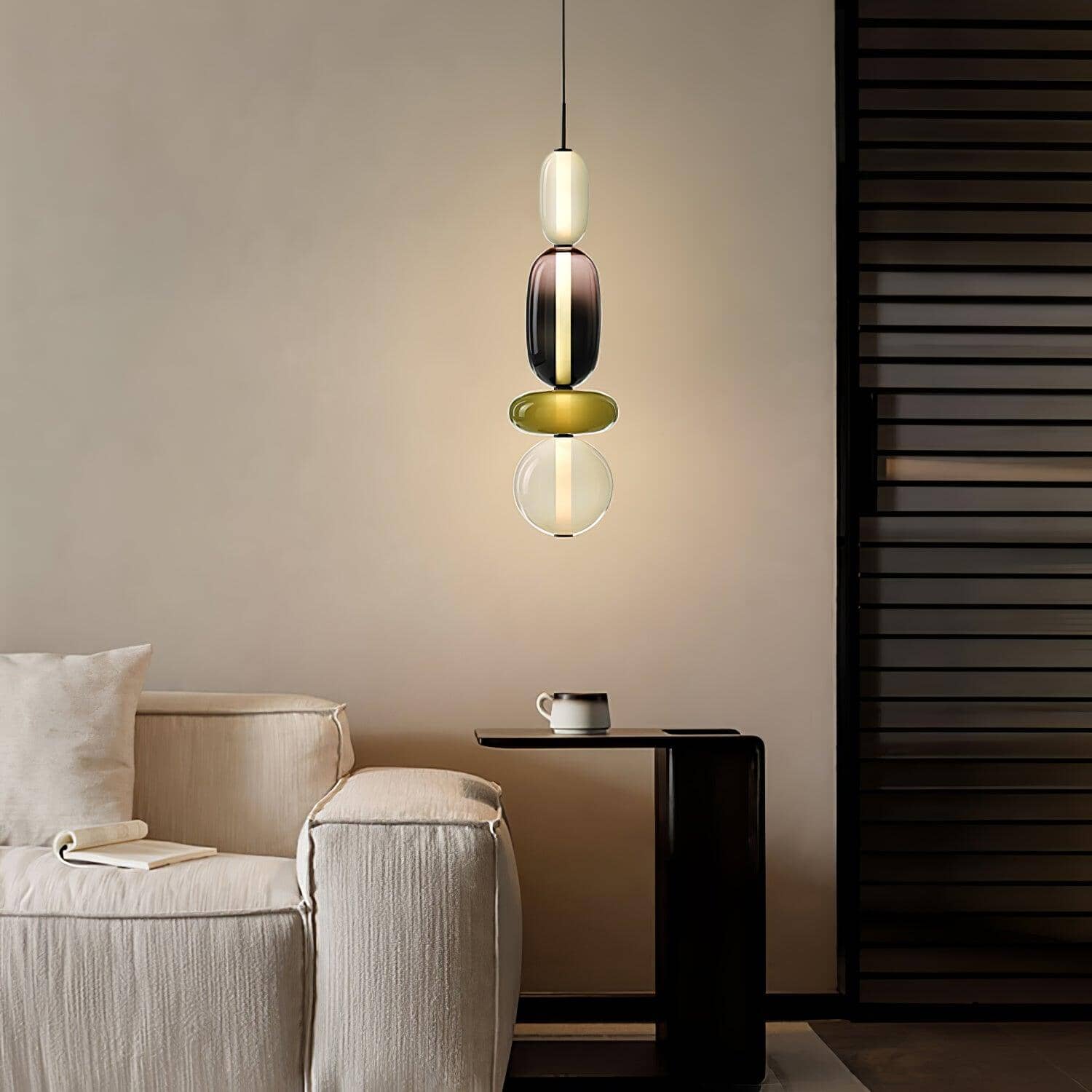 TOTEM - ZENDUCE - Model A ∅ ∅ 6.3″ x H 19.7″ / Dia 16cm x H 50cm / Warm Light