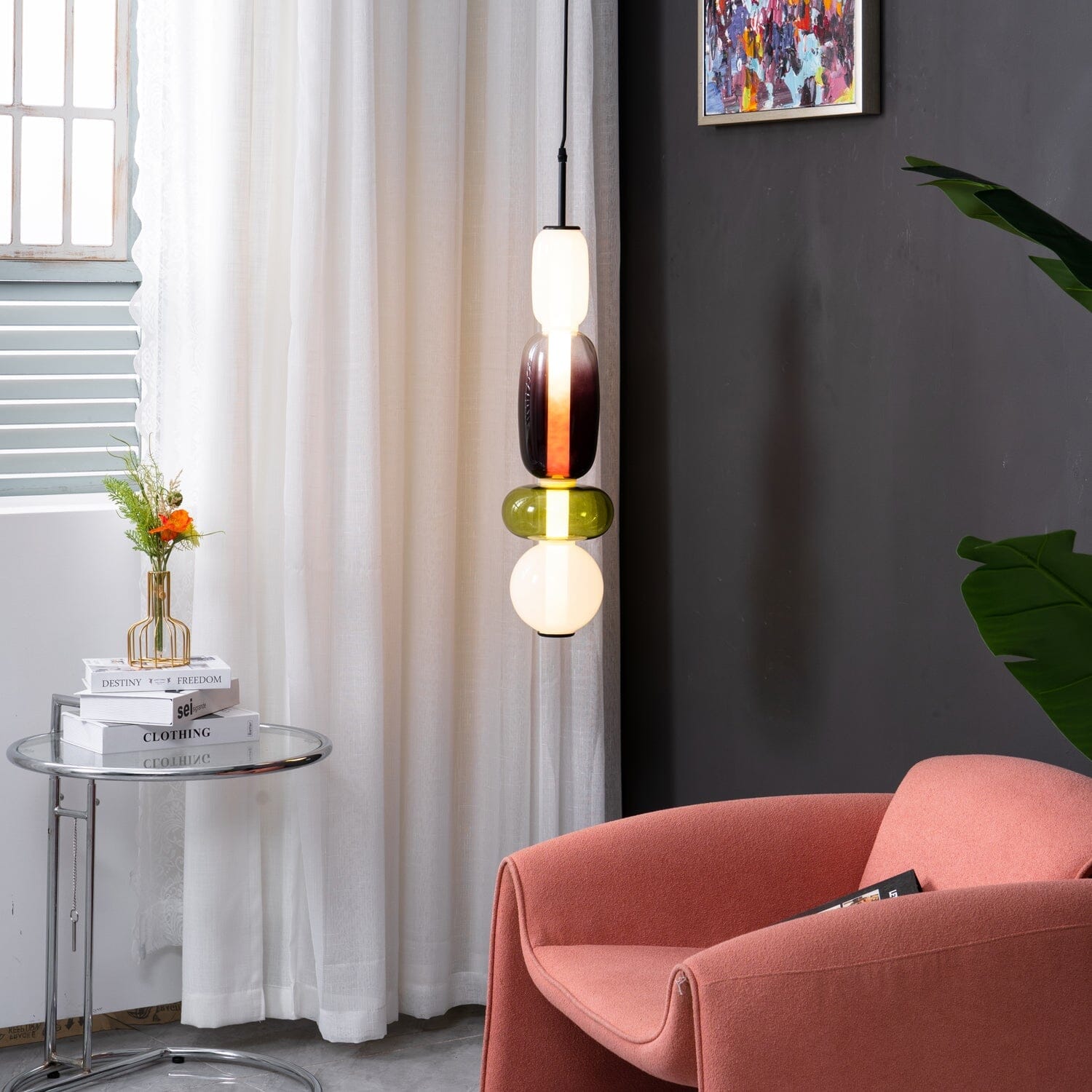 TOTEM - ZENDUCE - Model A ∅ ∅ 6.3″ x H 19.7″ / Dia 16cm x H 50cm / Warm Light