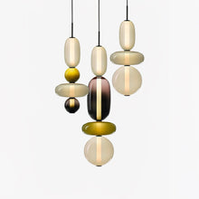TOTEM (Open Box)-Multi Colour Glass Pendant Light-ZENDUCE