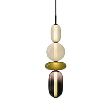 TOTEM (Open Box)-Multi Colour Glass Pendant Light-ZENDUCE