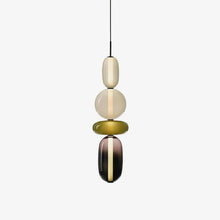 TOTEM (Open Box)-Multi Colour Glass Pendant Light-ZENDUCE