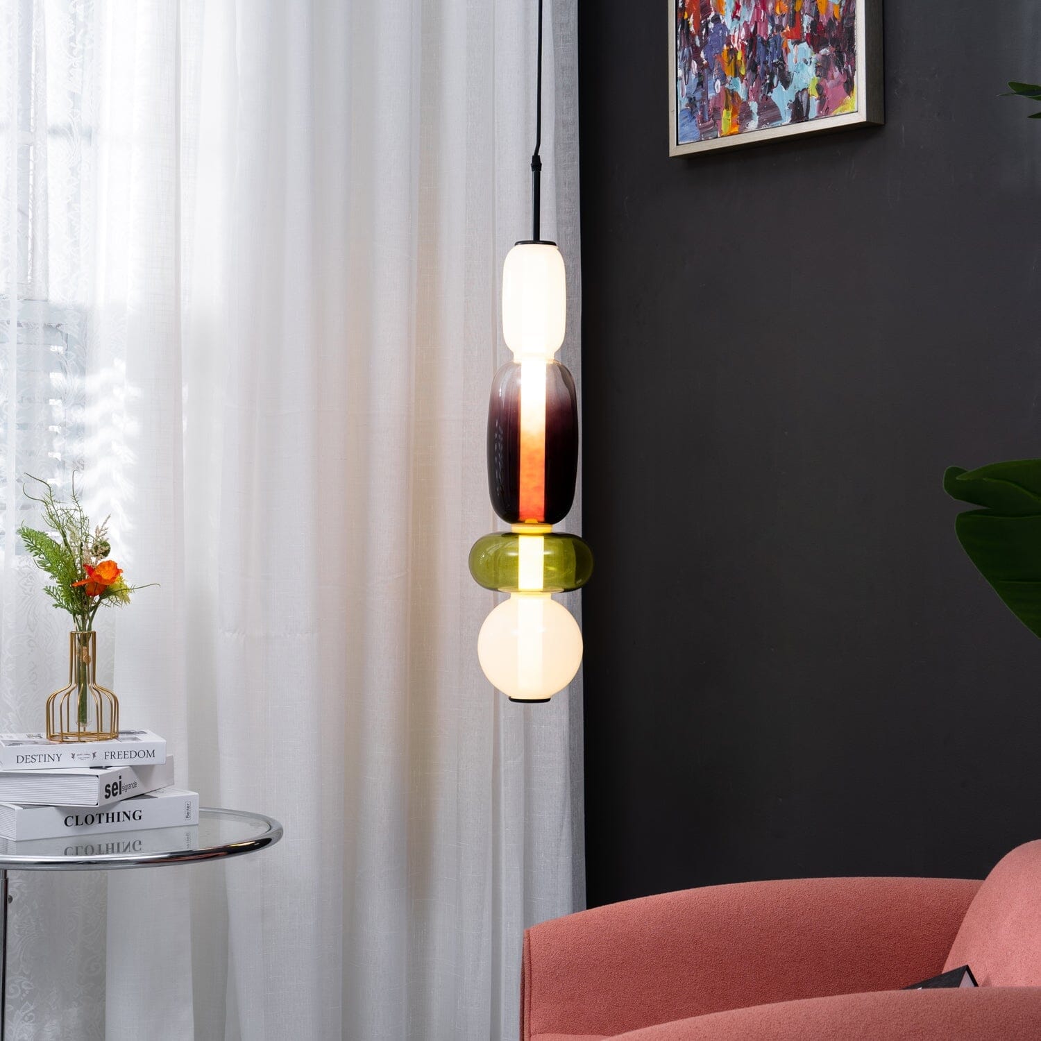 TOTEM - ZENDUCE - Model A ∅ ∅ 6.3″ x H 19.7″ / Dia 16cm x H 50cm / Warm Light