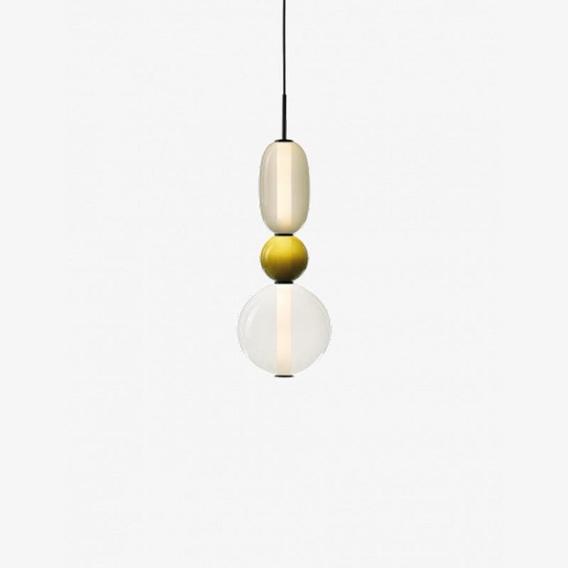 TOTEM (Open Box)-Multi Colour Glass Pendant Light-ZENDUCE