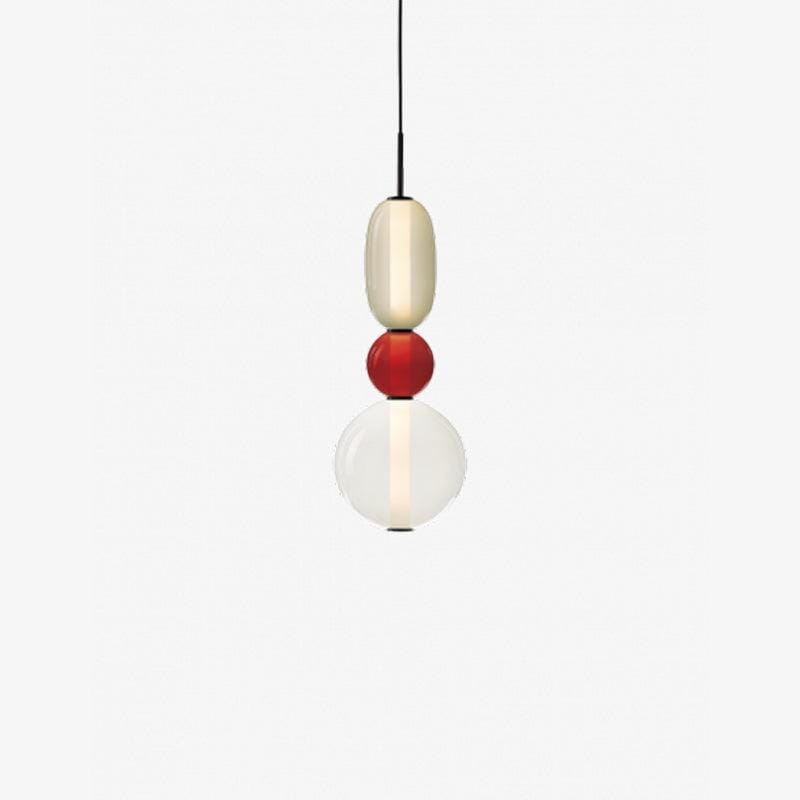 TOTEM (Open Box)-Multi Colour Glass Pendant Light-ZENDUCE