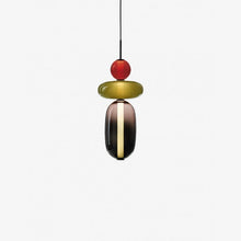 TOTEM (Open Box)-Multi Colour Glass Pendant Light-ZENDUCE