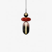 TOTEM (Open Box)-Multi Colour Glass Pendant Light-ZENDUCE