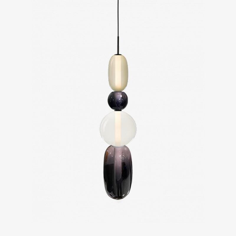 TOTEM (Open Box)-Multi Colour Glass Pendant Light-ZENDUCE