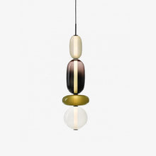 TOTEM (Open Box)-Multi Colour Glass Pendant Light-ZENDUCE