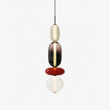 TOTEM (Open Box)-Multi Colour Glass Pendant Light-ZENDUCE