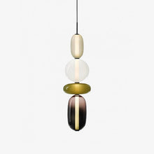 TOTEM (Open Box)-Multi Colour Glass Pendant Light-ZENDUCE