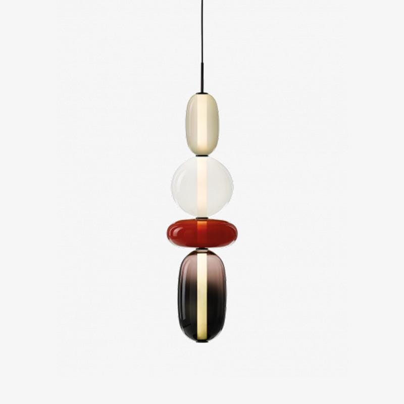 TOTEM (Open Box)-Multi Colour Glass Pendant Light-ZENDUCE