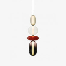 TOTEM (Open Box)-Multi Colour Glass Pendant Light-ZENDUCE