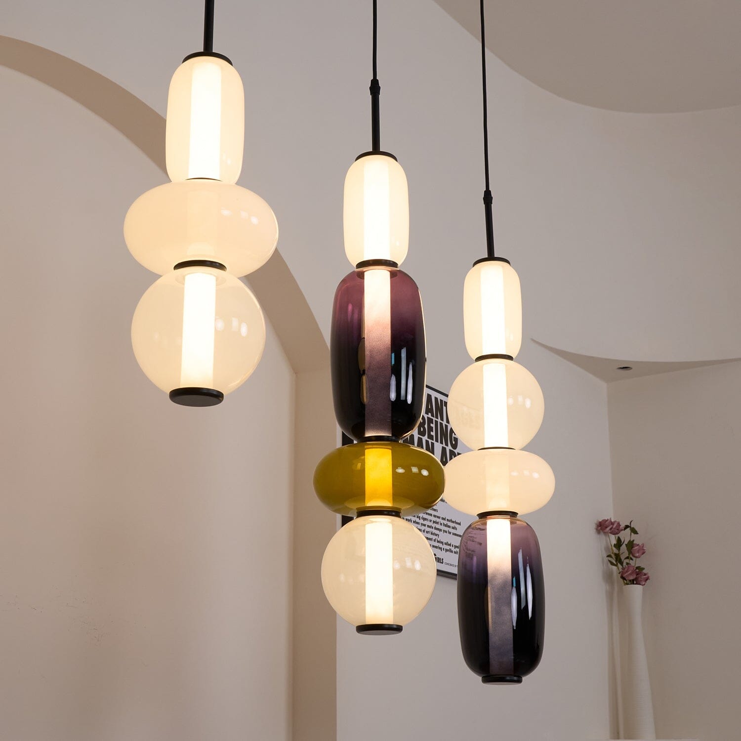 TOTEM - ZENDUCE - Model A ∅ ∅ 6.3″ x H 19.7″ / Dia 16cm x H 50cm / Warm Light