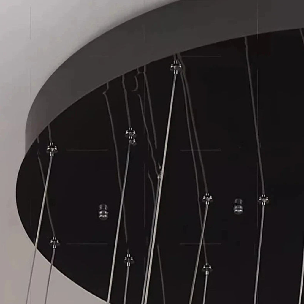 TWISPHERA-Spiral Ring Chandelier -ZENDUCE