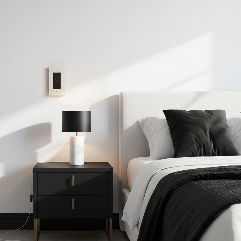Telephone Wall Socket-Modern RJ11 Telephone Wall Socket-ZENDUCE