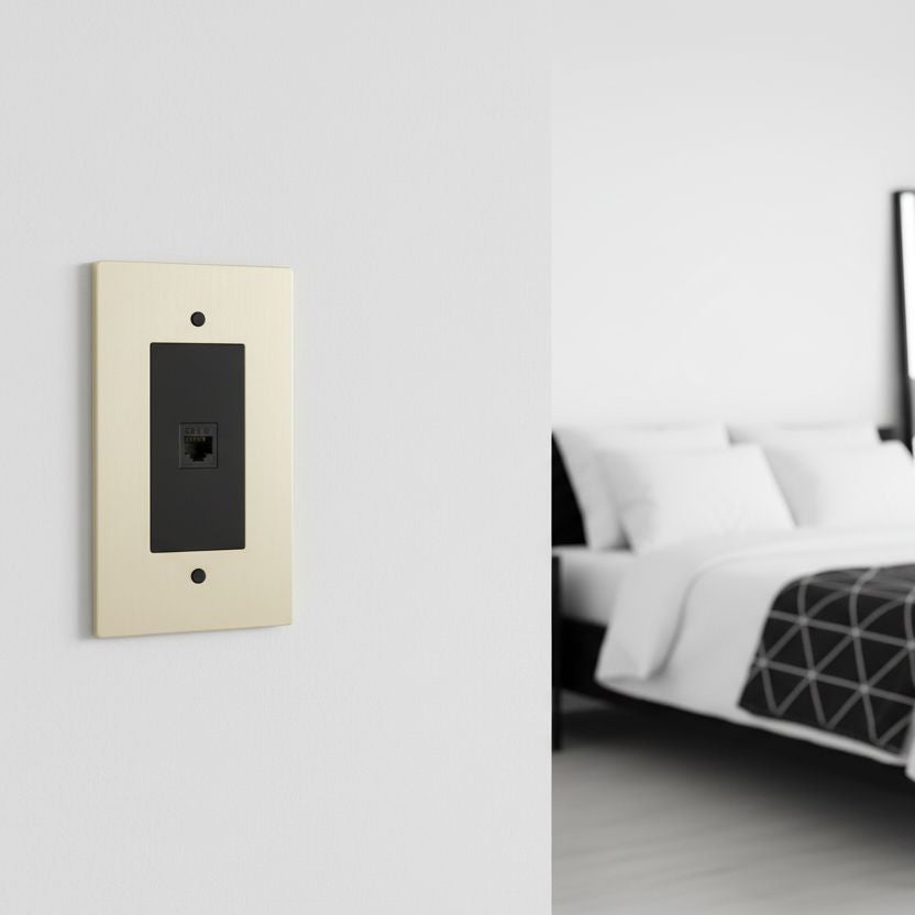 Telephone Wall Socket-Modern RJ11 Telephone Wall Socket-ZENDUCE