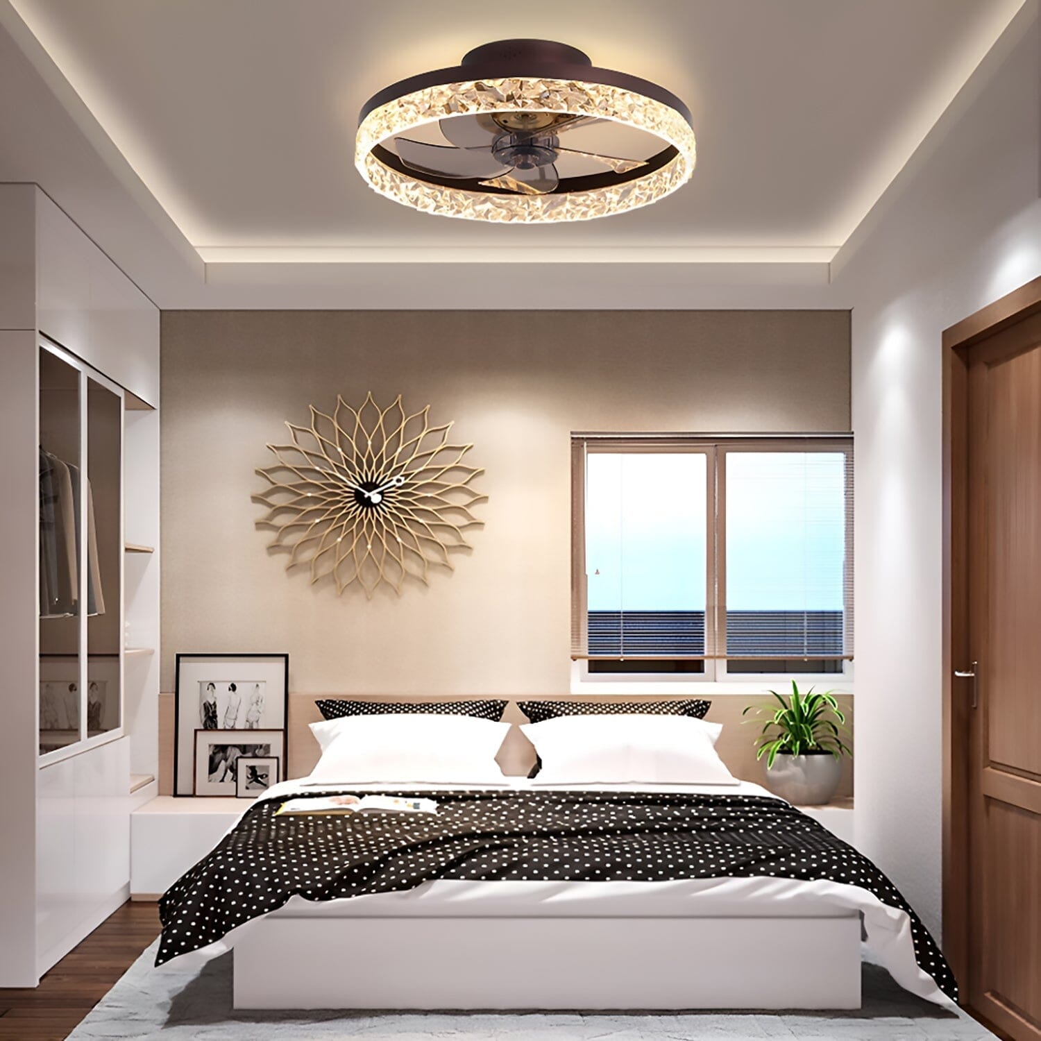 Twist-Modern Ceiling Fan-ZENDUCE