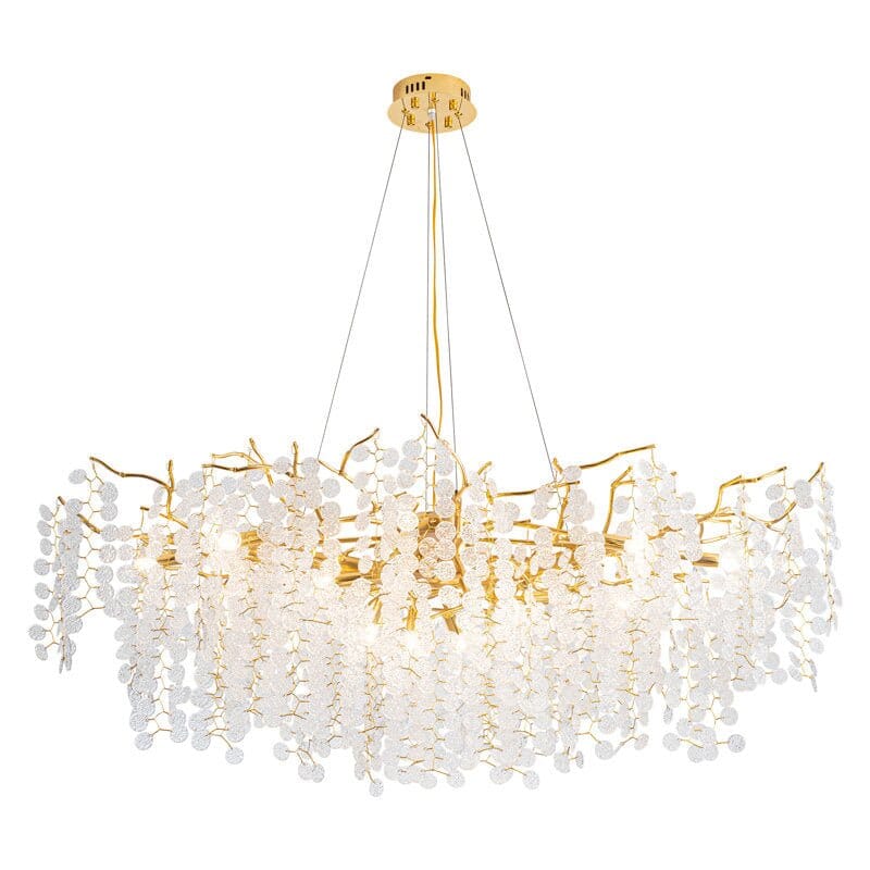 VALORA-Artistic Gold-Plated Branch Inspired Chandelier-ZENDUCE
