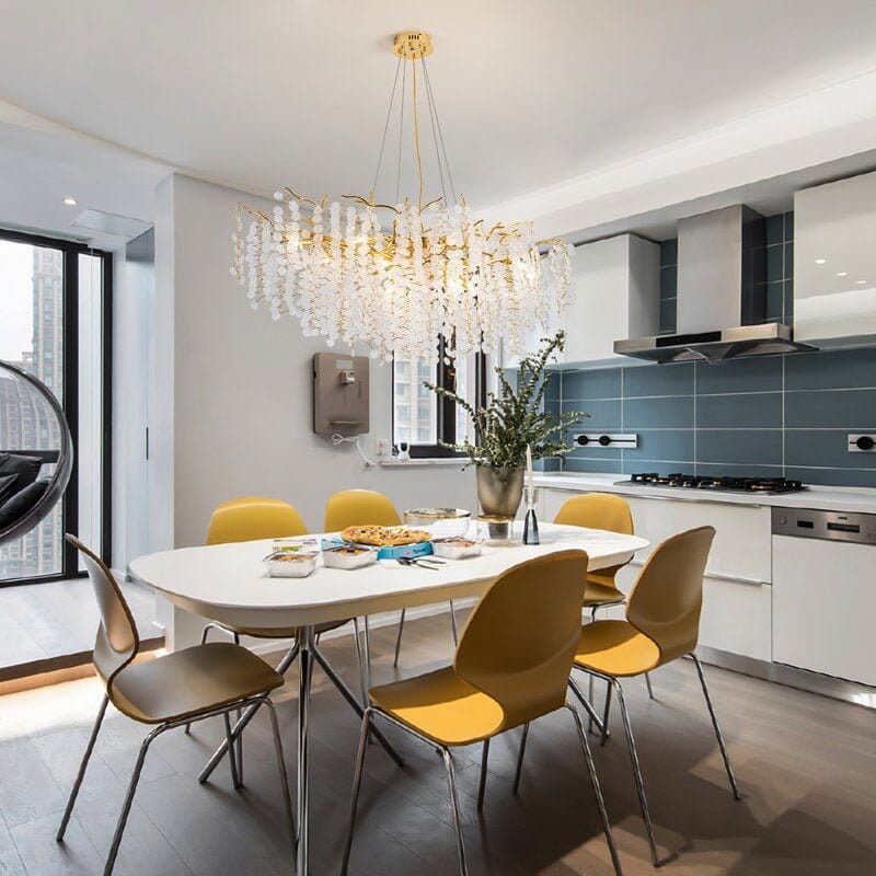 VALORA-Artistic Gold-Plated Branch Inspired Chandelier-ZENDUCE